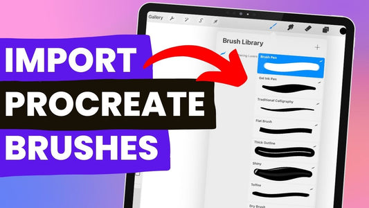How To Import Procreate Brushes, Palettes and Templates