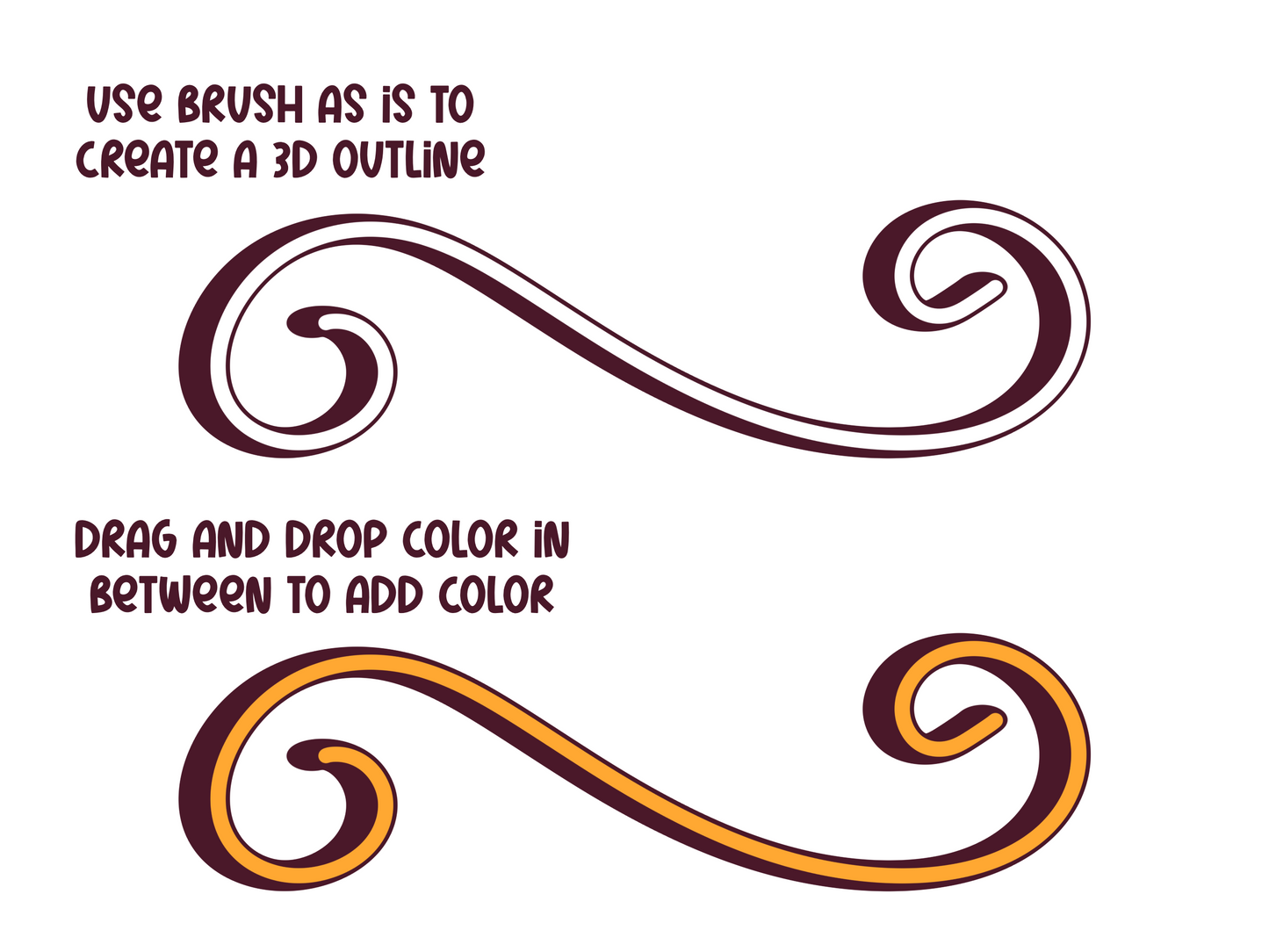 3D Outline Brush