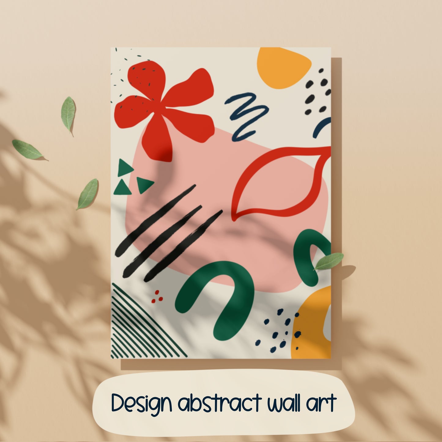 Modern Abstract Shapes Procreate Brush Set