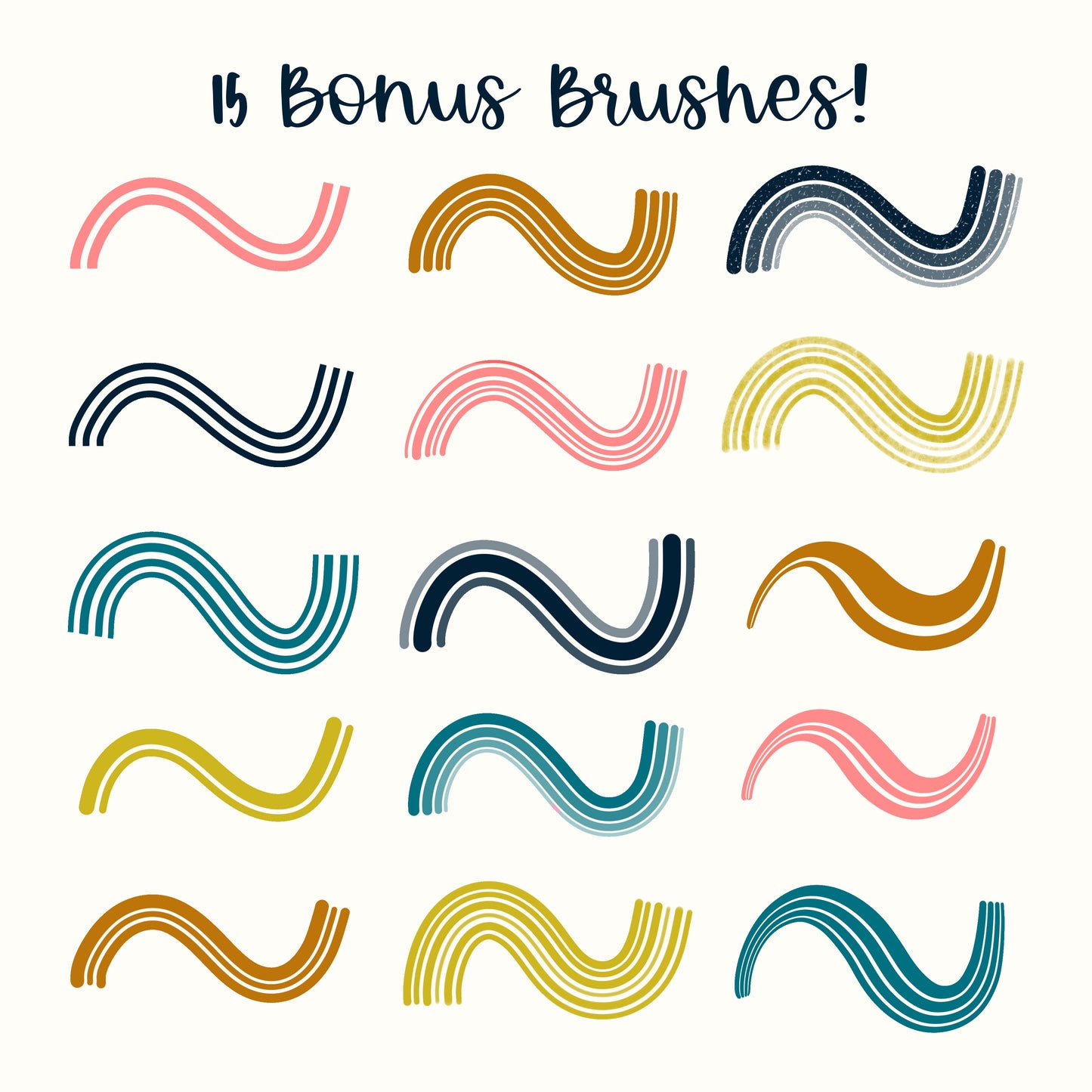 Multiline Procreate Bundle