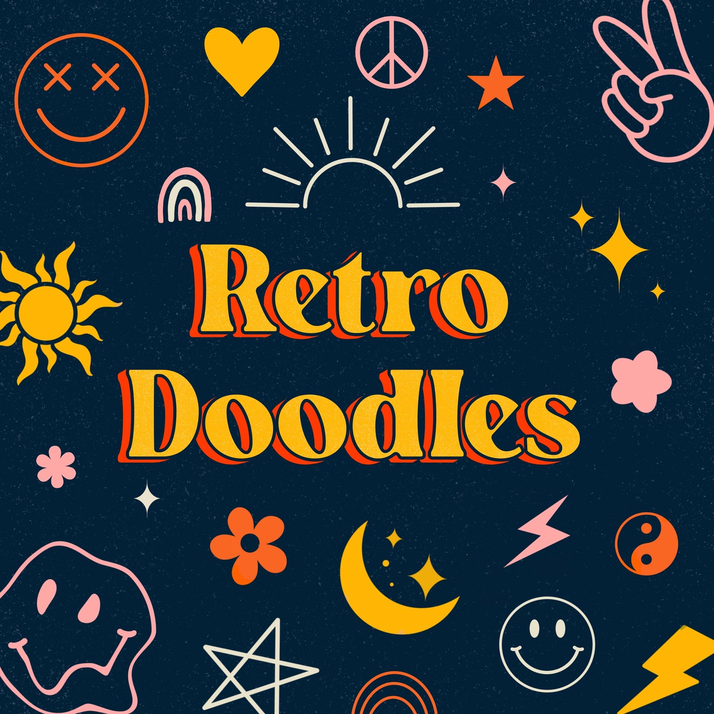 Retro Doodle Stamps