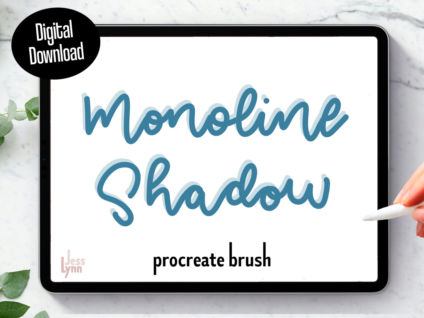 Monoline Shadow Brush