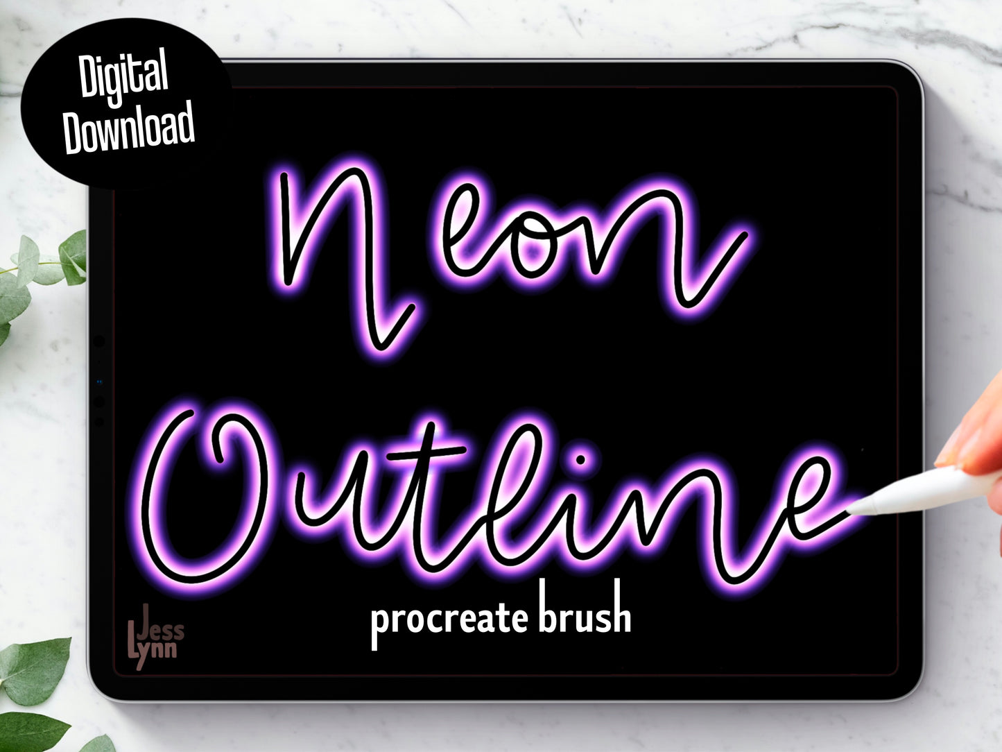 Neon Outline Brush