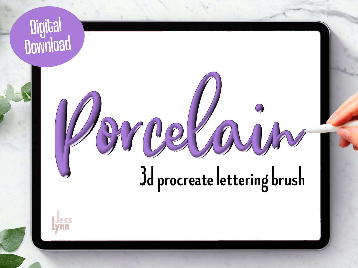 Porcelain 3D Brush