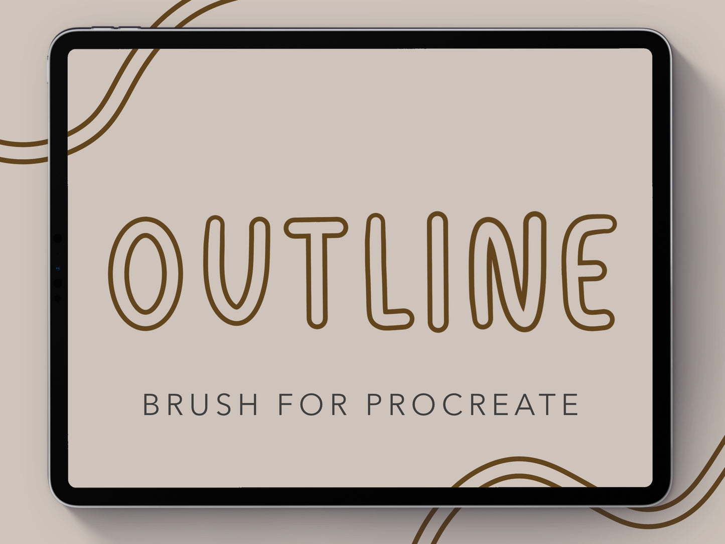 Monoline Outline Brush