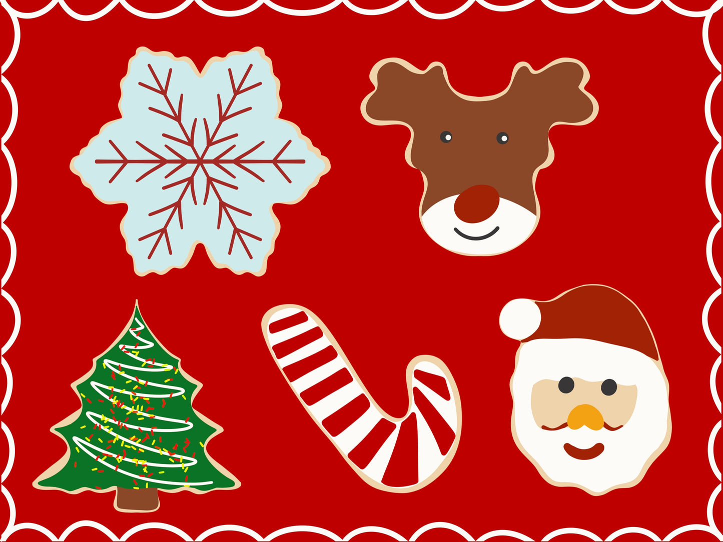 Christmas Cookie Procreate Stamps