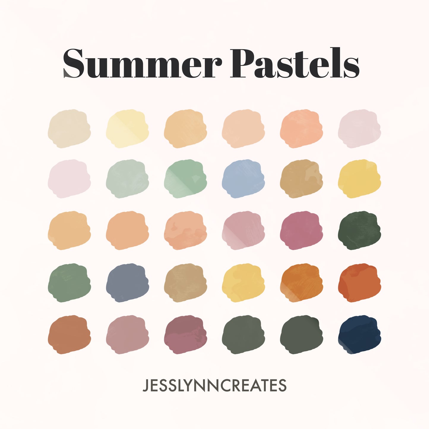 Summer Pastels Palette