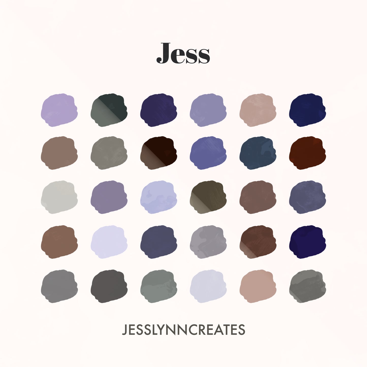 Jess Procreate Palette