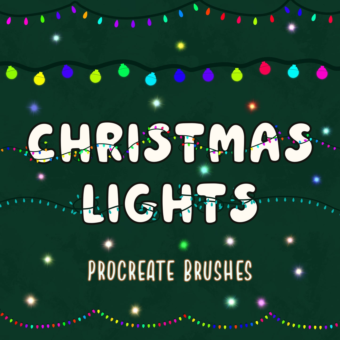 Christmas Light Procreate Brushes