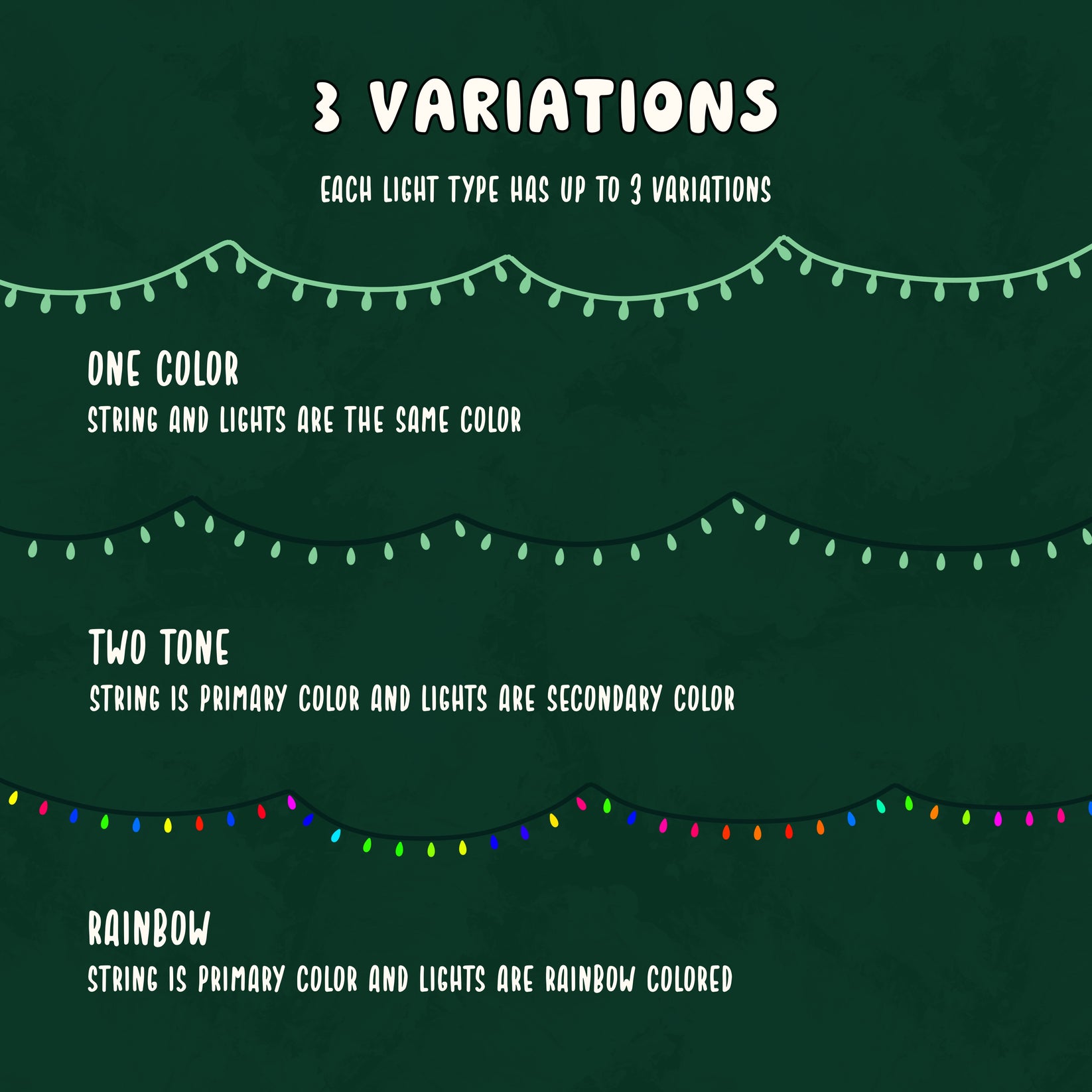 Christmas Lights Procreate Brush Set Jess Lynn