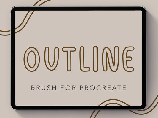 Monoline Outline Brush