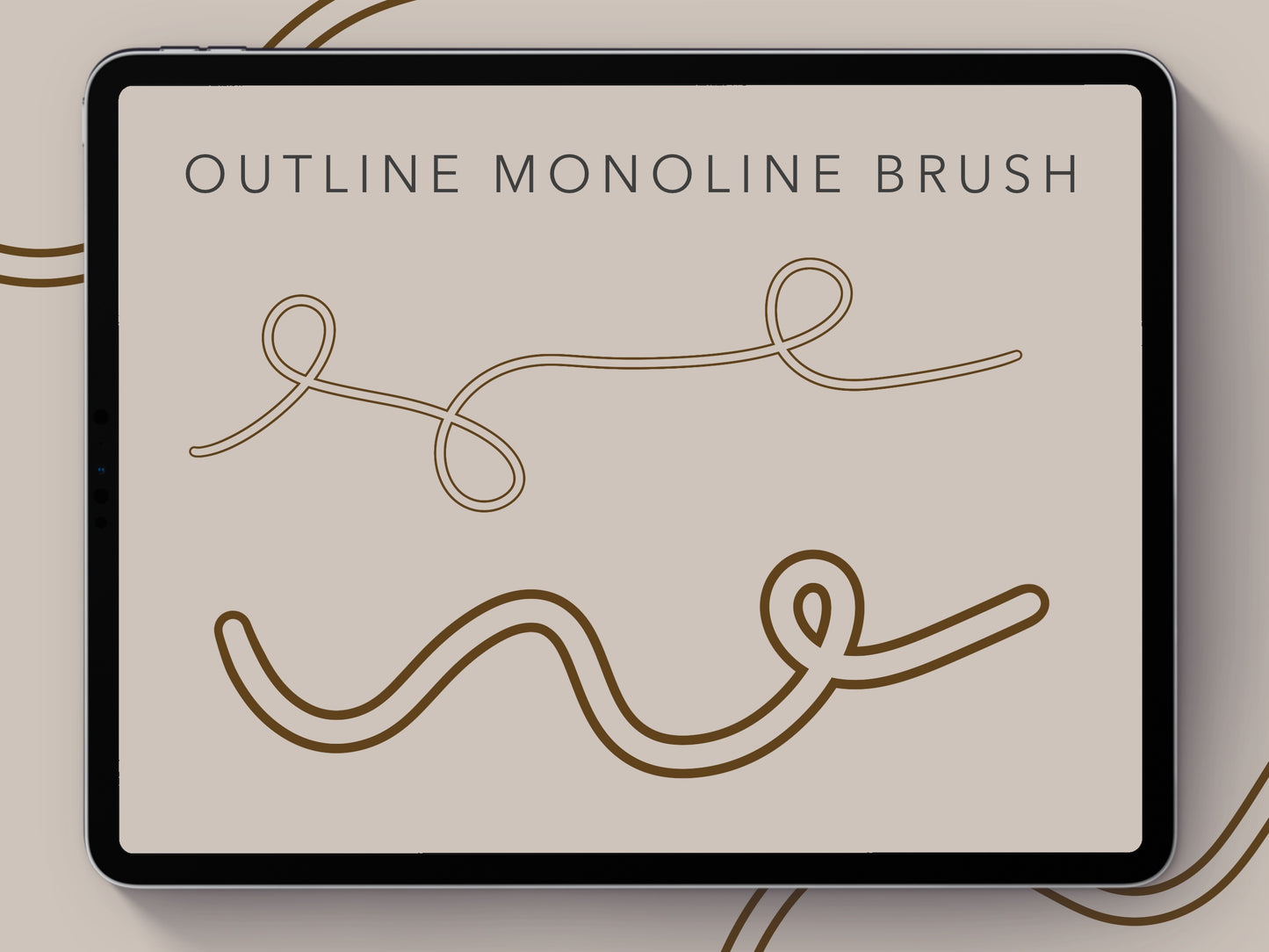 Monoline Outline Brush