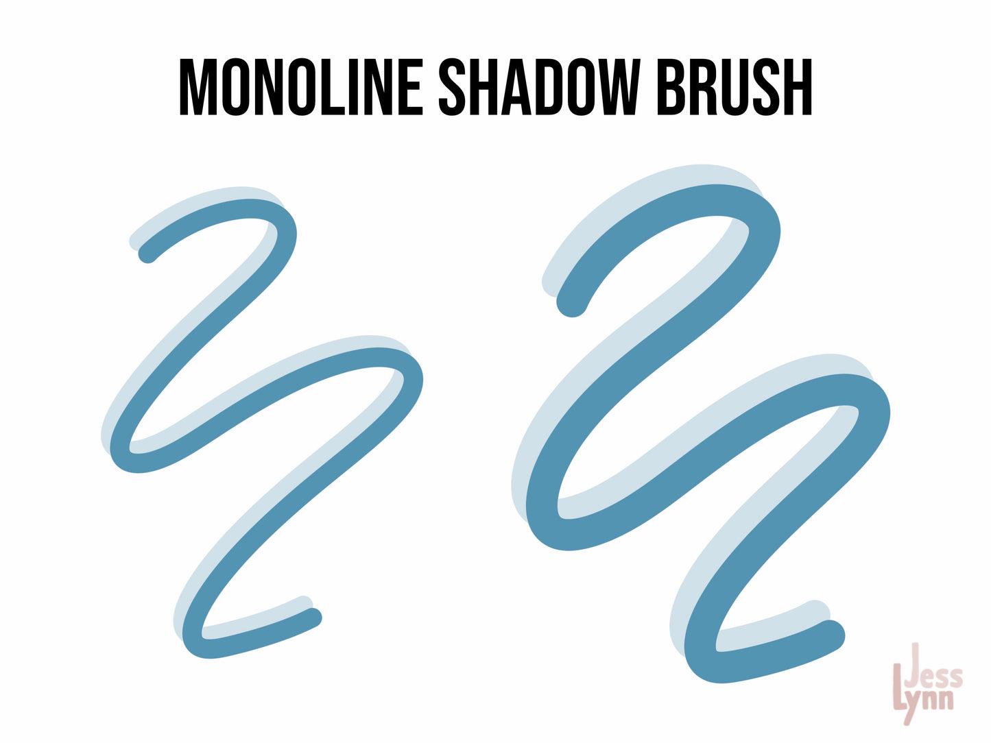 Monoline Shadow Brush