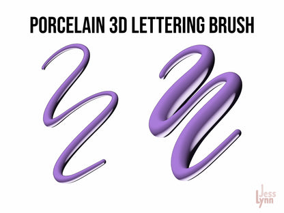 Porcelain 3D Brush