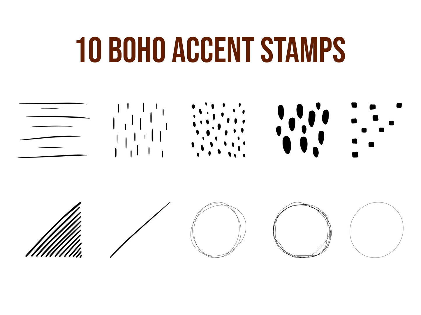 Boho Accents Stamps