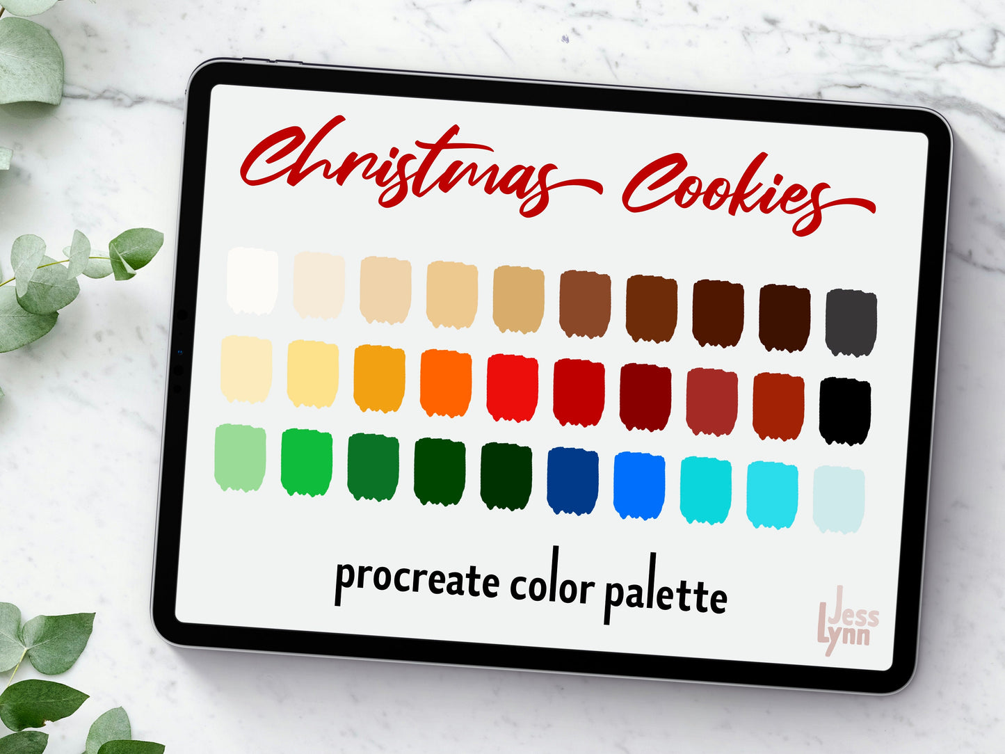 Christmas Cookie Procreate Stamps