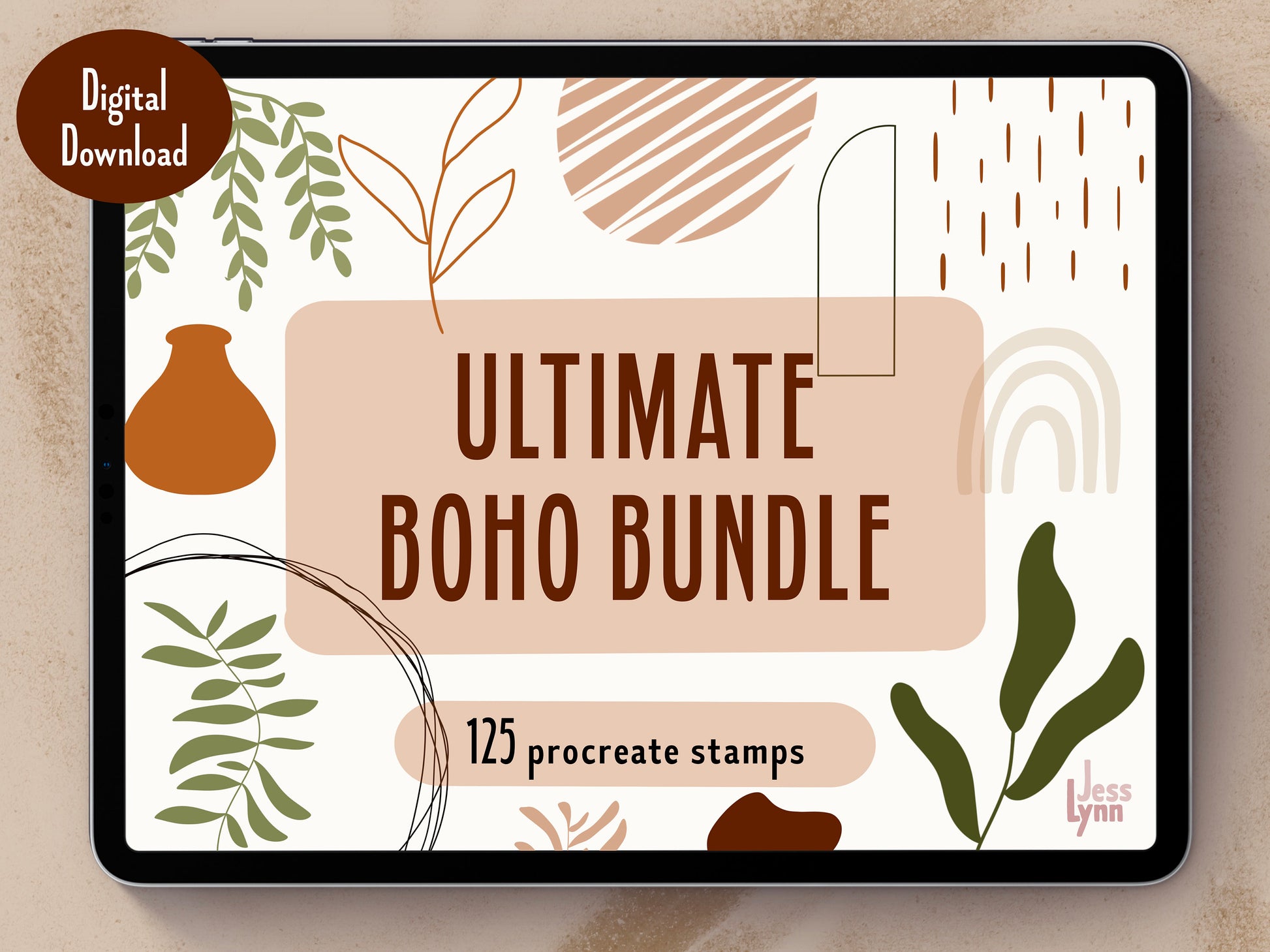 Ultimate Boho Procreate Stamps