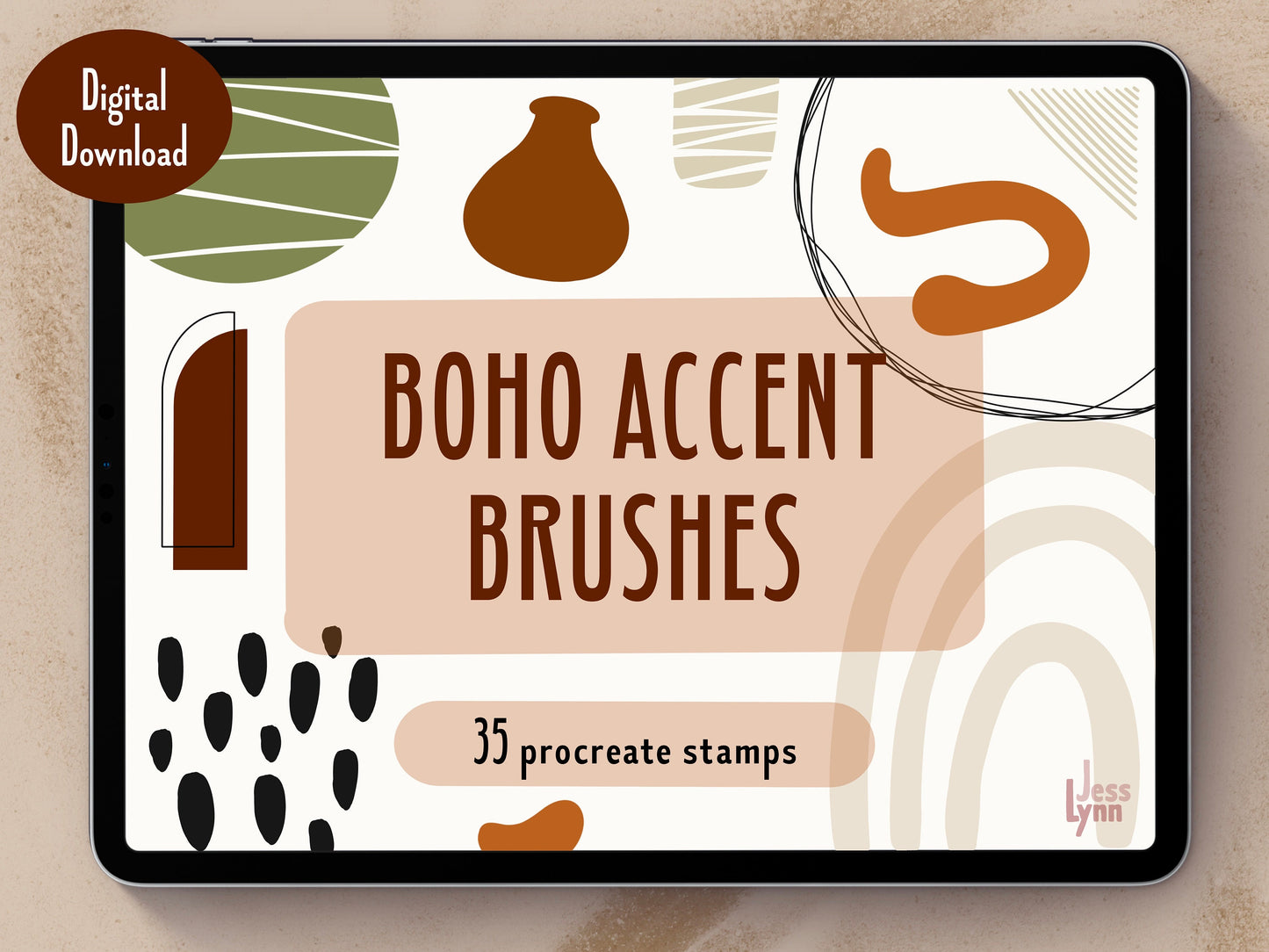 Boho Procreate Accents Stamps